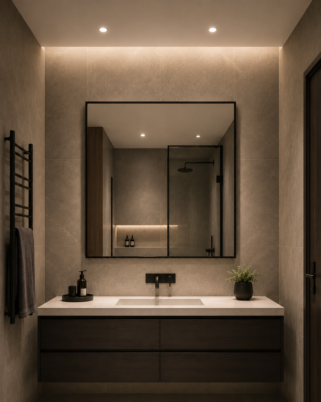 Espejo de baño a medida