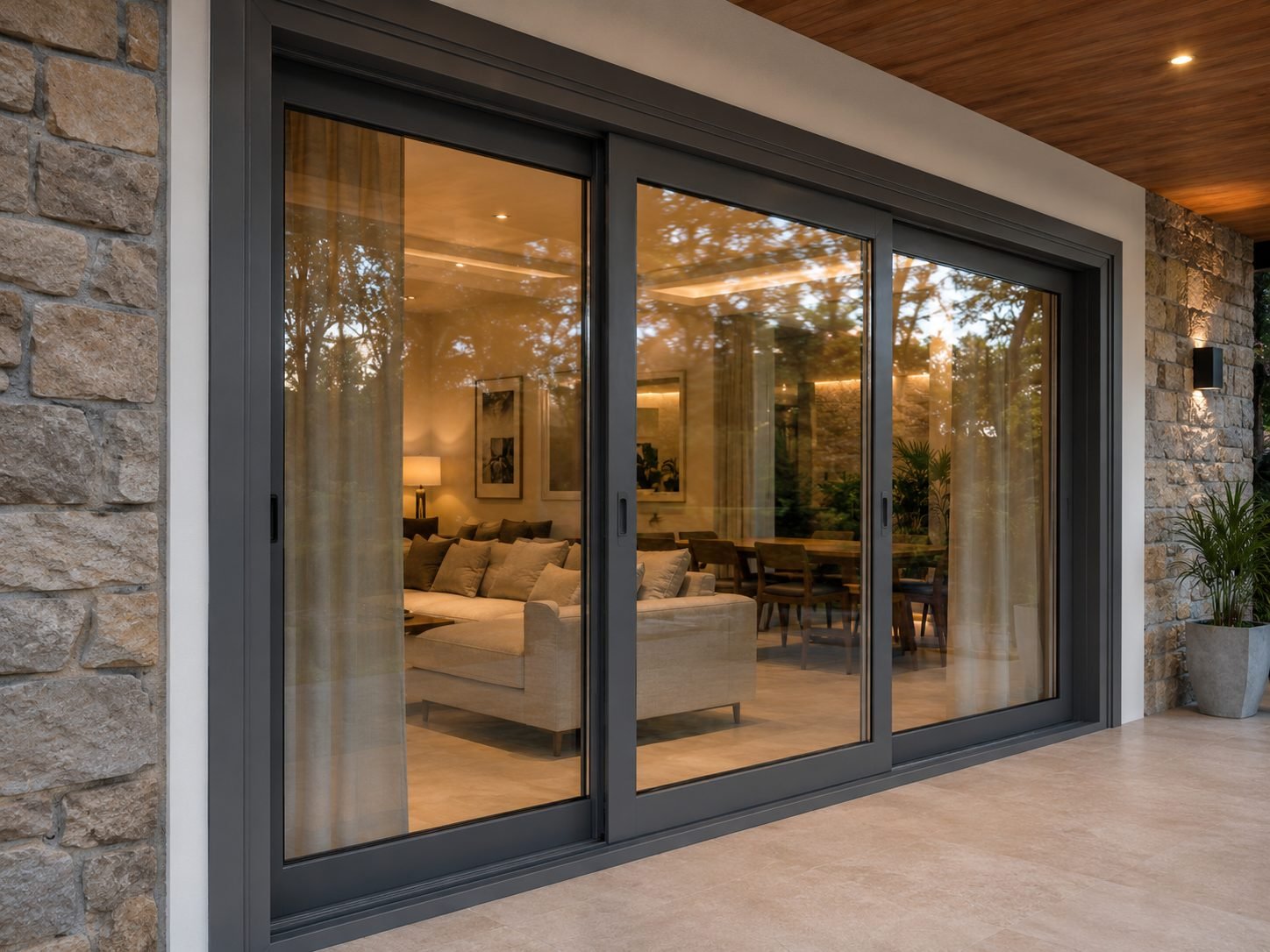 Ventana termopanel de PVC