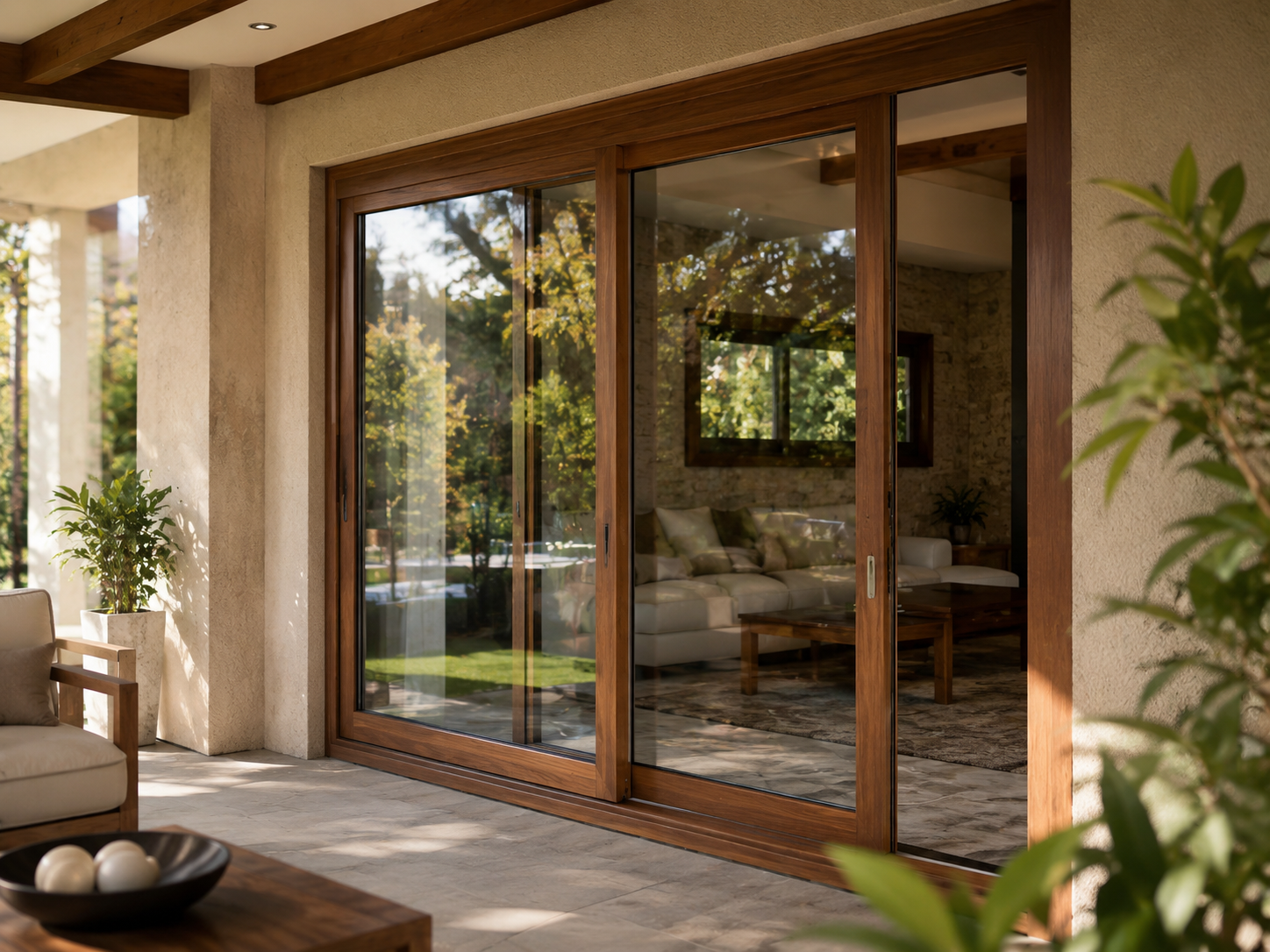 Detalle de ventana termopanel