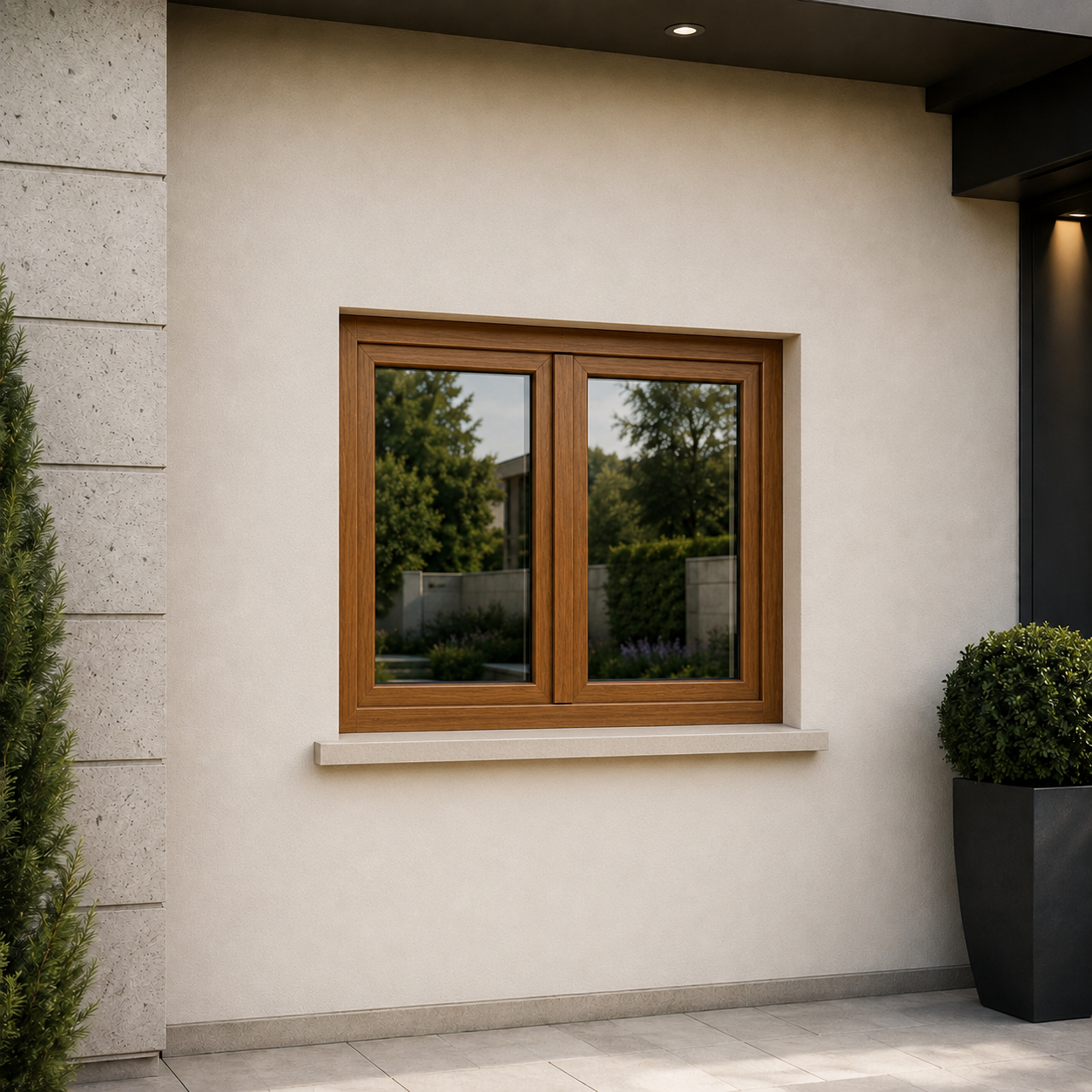 Ventana de PVC con doble vidriado